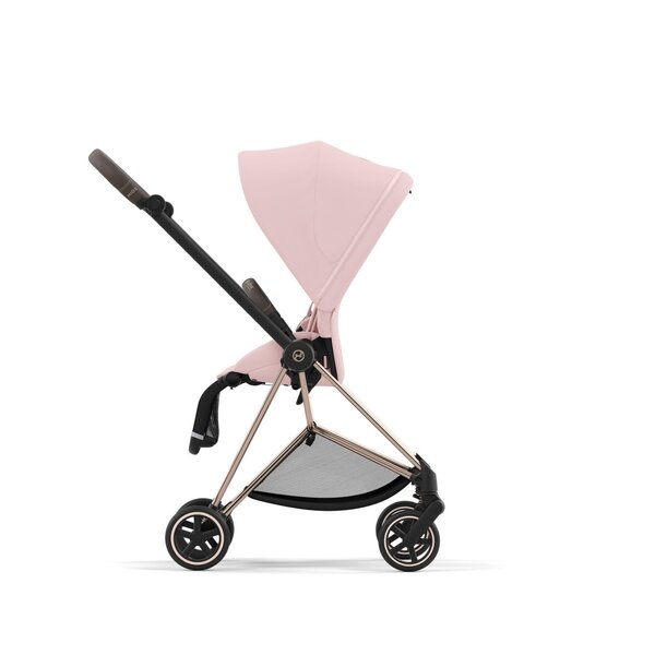 Cybex Mios V3 vežimėlio komplektas Peach Pink, Rose Gold Frame - Cybex