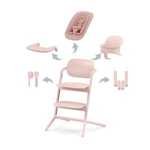 Cybex Lemo 4in1 highchair set Pearl Pink - Cybex