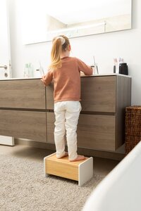 Childhome WOODEN STEP - NATURAL WHITE  - Childhome