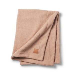 Elodie Details Pearl Velvet Blanket 100x75cm, Pink Bouclé - Elodie Details