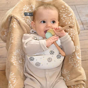 Nordbaby silicone bib Hedgehoge  - Nordbaby
