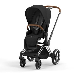 Cybex Priam V4 vankrikomplekt Sepia Black, Chrome Brown raamiga - Cybex