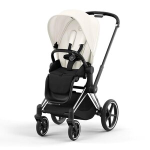 Cybex Priam V4 kомплект коляски Off White, Chrome Black - Cybex