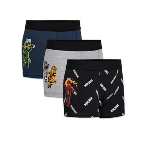 Legowear Lwarve 308 - 3-pack boxers 104/110 Dark Navy - NAME IT