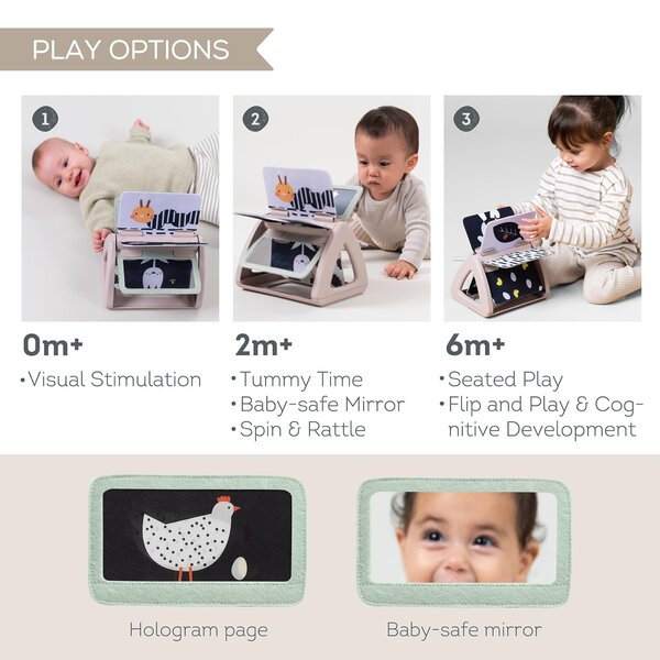 Taf Toys Black & White spinning book - Taf Toys