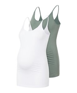 Mamalicious Mlheal tank top 2-pack a. - Mamalicious