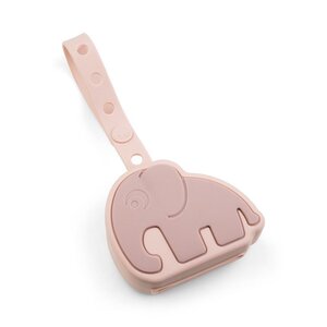 Done by Deer silicone pacifier pouch Elphee Powder - Bibs