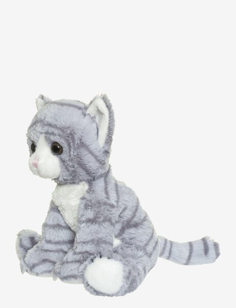 Teddykompaniet soft toy Cat Friends, Mio, striped Grey - Teddykompaniet