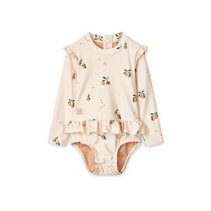 Liewood Sille Baby Printed Swimsuit Peach/Sea Shell - Liewood