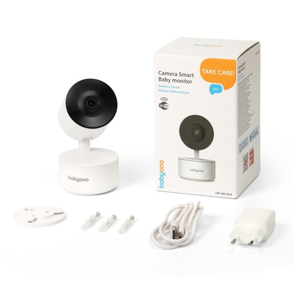 BabyOno bērnu uzraudzības monitors / video aukle, Camera Smart - BabyOno