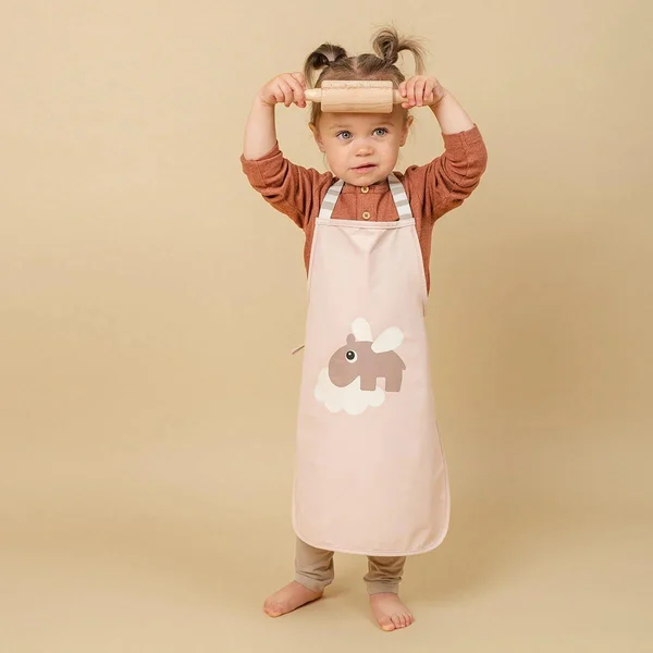 Done by Deer waterproof kids apron Lalee Sand - Done by Deer
