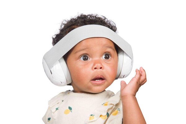 Dooky Baby Ear Protection White (0-3 y) - Dooky