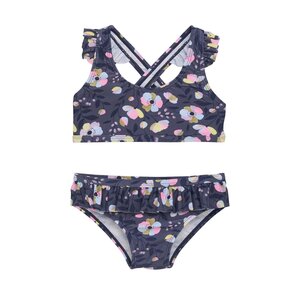 Color Kids Bikini W. Short Skirt, AOP - Color Kids