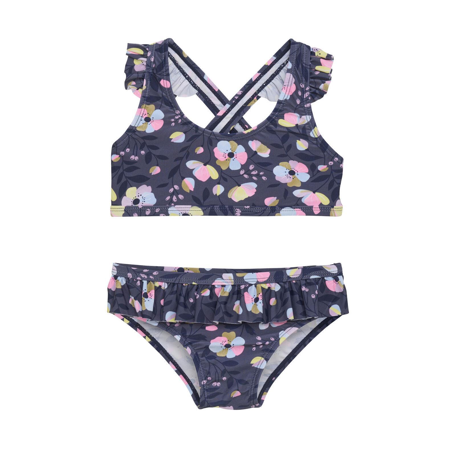 Color Kids Bikini W. Short Skirt, AOP - Color Kids