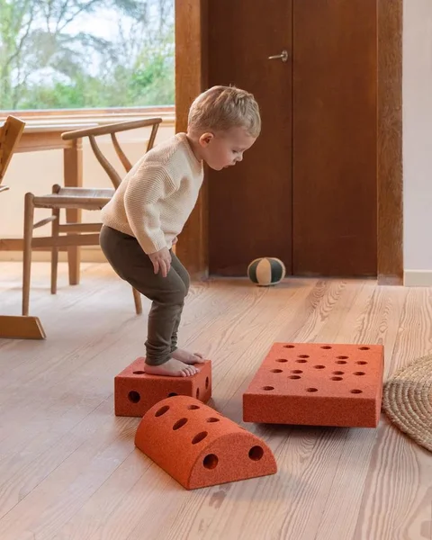 Modu building blocks Curiosity Set Burnt Orange / Dusty Green - Modu