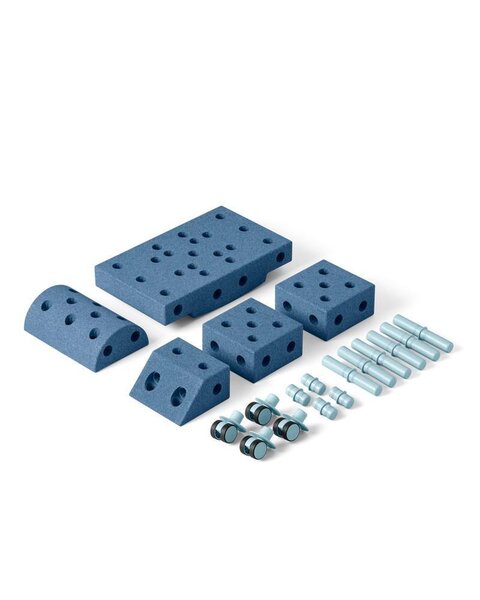 Modu building blocks Explorer Set Deep Blue / Sky Blue - Modu