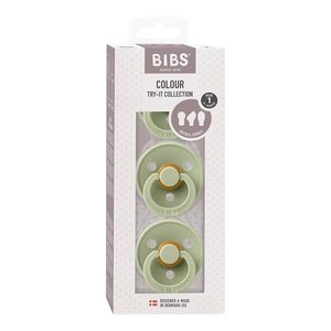 Bibs Try-It Collection Pacifier Set 3-pack, Sage - Bibs