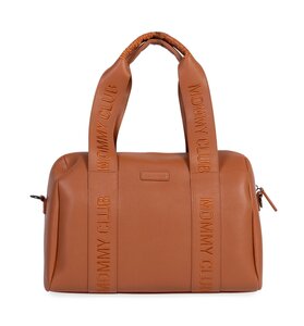 Childhome Mommy Club Nursery Bag- Signature Vegan Leather Brown - Childhome