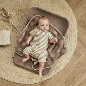 Leander changing cushion cover, Mocca - Tinynord