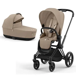 Cybex Priam V4 vankrikomplekt Cozy Beige, Matt Black raamiga - Cybex