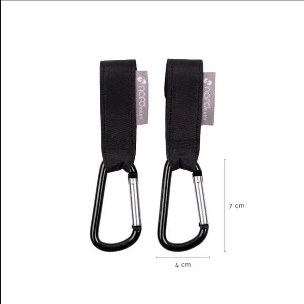 Nordbaby Stroller hooks 2pcs - Nordbaby