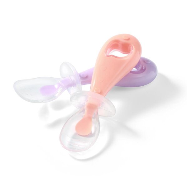 BabyOno silicone spoons 2pcs  - BabyOno