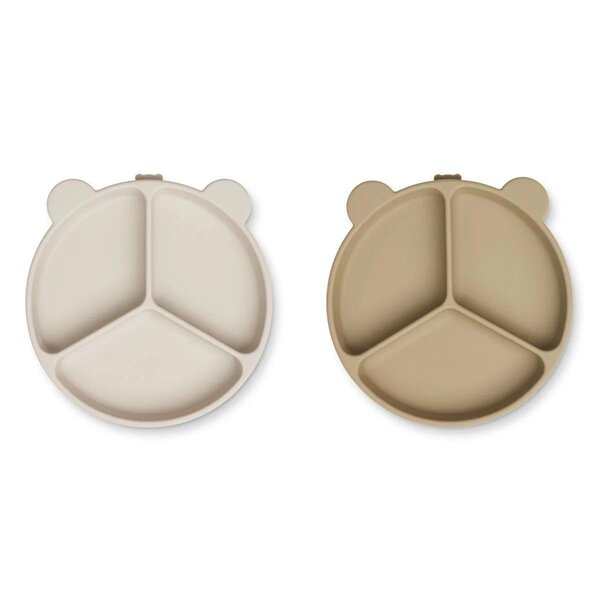 Liewood divider plate Tuscany rose / Apple blossom - Liewood