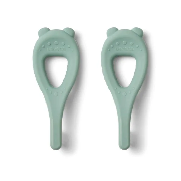 Liewood Janelle Bear Toothbrush 2-Pack, Peppermint - Liewood