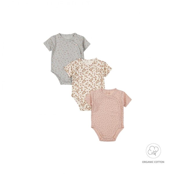 Dirkje Baby body 3-pack ss organic cotton - Dirkje