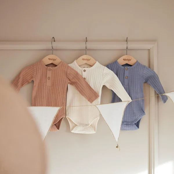 Dirkje Baby body 3-pack ls organic cotton - Dirkje