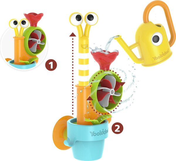 Yookidoo Pour N Spin Water Snail - Yookidoo