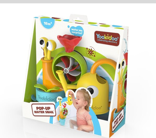Yookidoo Pour N Spin Water Snail - Yookidoo