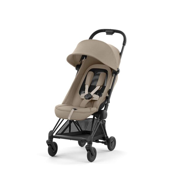 Cybex Coya kergkäru Cozy Beige, musta raamiga - Cybex