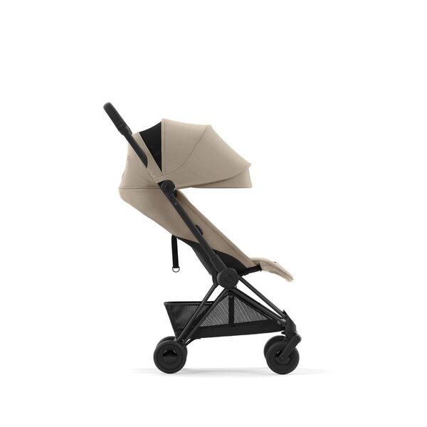 Cybex Coya kergkäru Cozy Beige, musta raamiga - Cybex