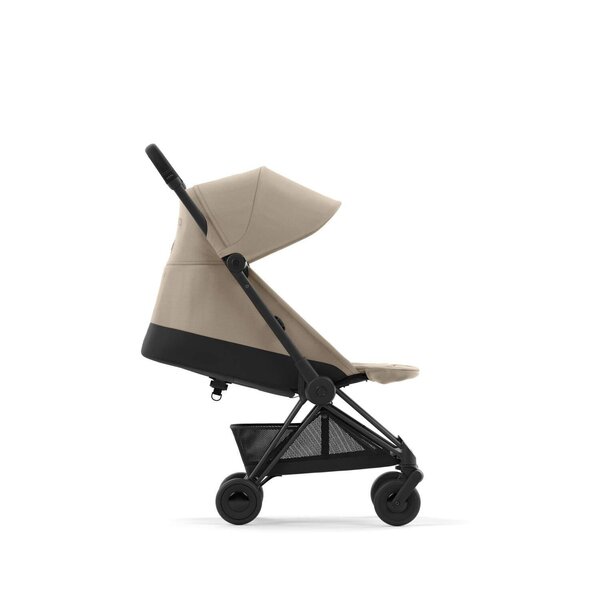 Cybex Coya kergkäru Cozy Beige, musta raamiga - Cybex