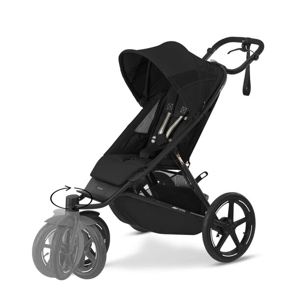 Cybex Avi Spin 2in1 stroller set, Moon Black - Cybex