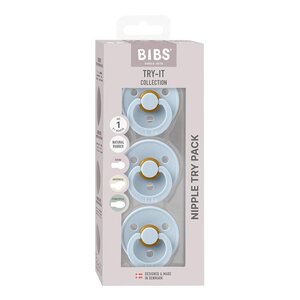 Bibs Try-It Collection Pacifier Set 3-pack  - Bibs