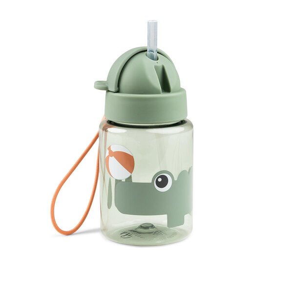 Done by Deer straw bottle 280ml, Playground Green - Done by Deer