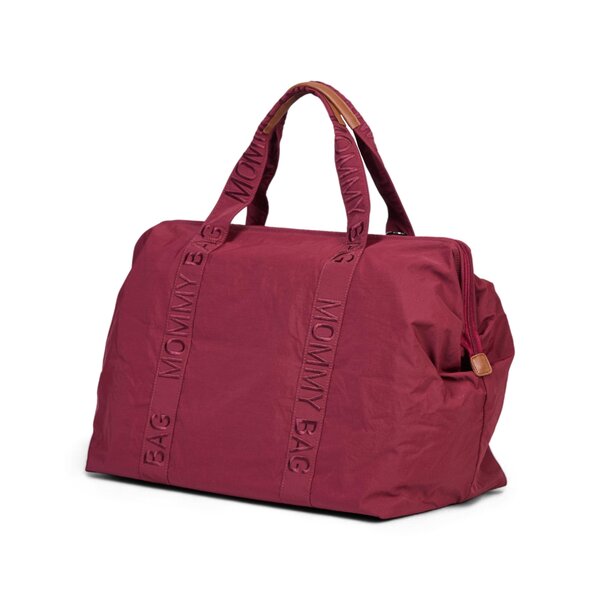 Childhome Mommy Bag Signature Urban Burgundy - Childhome