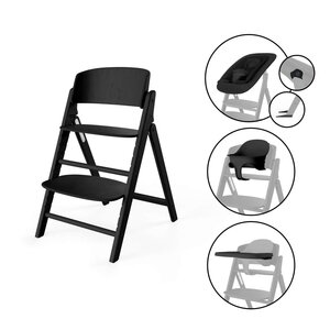 Cybex Click&Fold 4in1 highchair, Stunning Black - Cybex