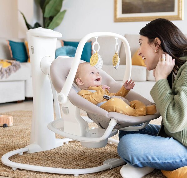 Joie Whimsy wind-up 2in1 swing & rocker, Almond - Joie