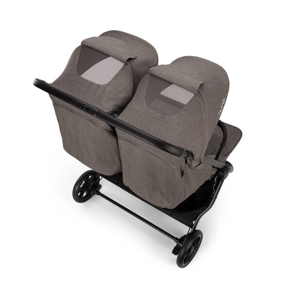 Nuna Trvl Dubl kahelapse jalutuskäru, Granite - Nuna