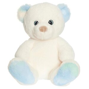 Teddykompaniet soft toy bear Charlie, rainbow coloured - Teddykompaniet
