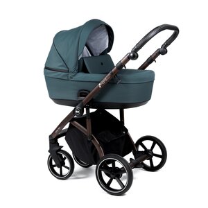 Nordbaby Active Plus web set Garden Green, Bronze Black  - Nordbaby