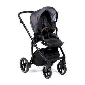 Nordbaby Active Plus web set Metal Grey, Onyx Dark Brown  - Nordbaby