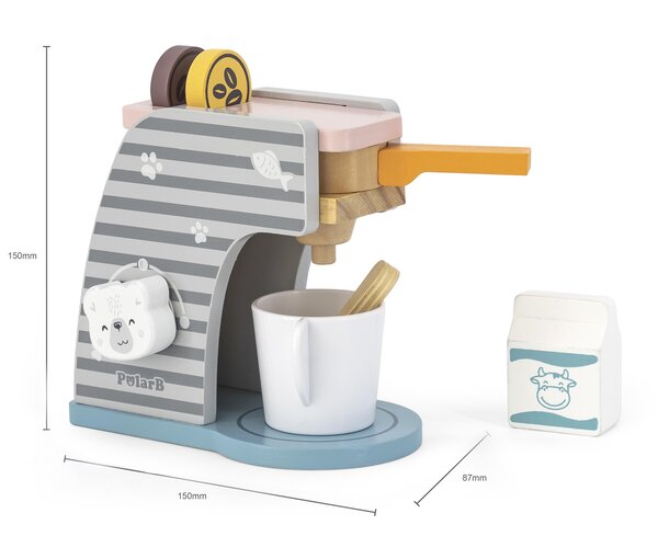 PolarB деревянная игрушка Coffee Machine Set - PolarB
