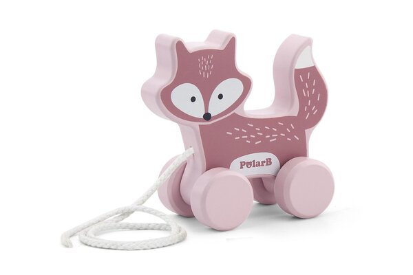 PolarB деревянная игрушка Pull Along and Stacking Set - Fox - PolarB