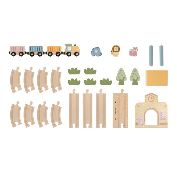 PolarB деревянная игрушка Train Set (30 pcs)  - PolarB