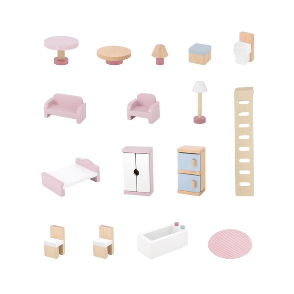 PolarB Wooden Dollhouse - PolarB