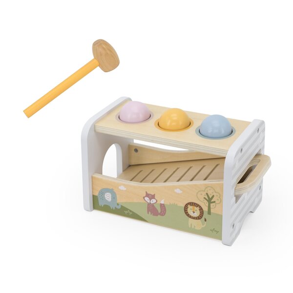 PolarB деревянная игрушка Pounding Bench & Xylophone - PolarB